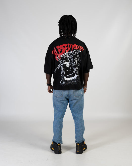 Double Face ~ T-Shirt print Oversized