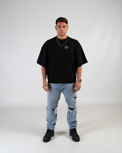 Skull & Gold ~ T-Shirt print Oversized