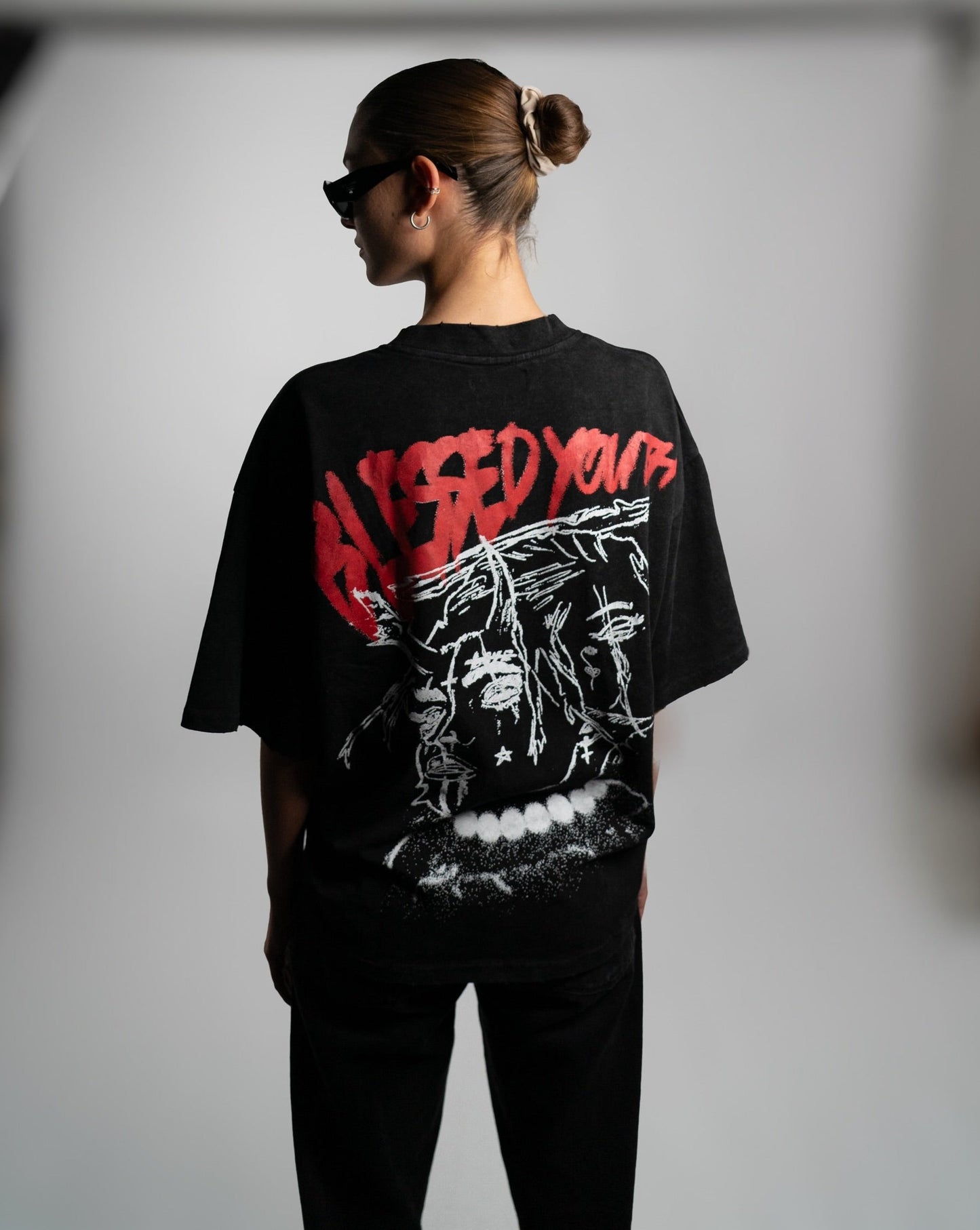 Double Face ~ T-Shirt print Oversized