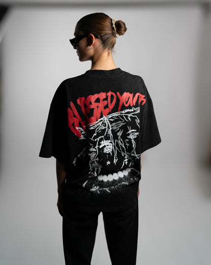 Double Face ~ T-Shirt print Oversized